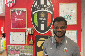 Issou Dao Coach de la R1 de toulouse métropole FC