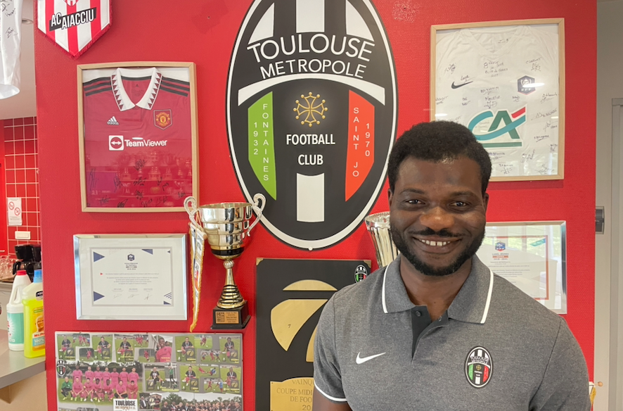 Issou Dao Coach de la R1 de toulouse métropole FC